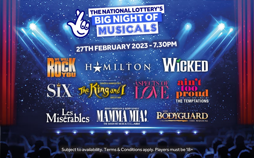 The National Lottery's Big Night of Musicals AO Arena North West End UK